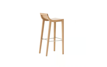 RDL BQ7296 - High wooden stool by Andreu World - view 3